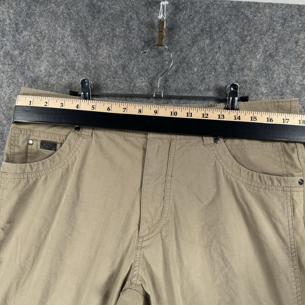 Kuhl RADIKL Pants Mens 36x30 Khaki Stretch Outdoor Hiking Cargo Nylon Tech Trail - Picture 8 of 16
